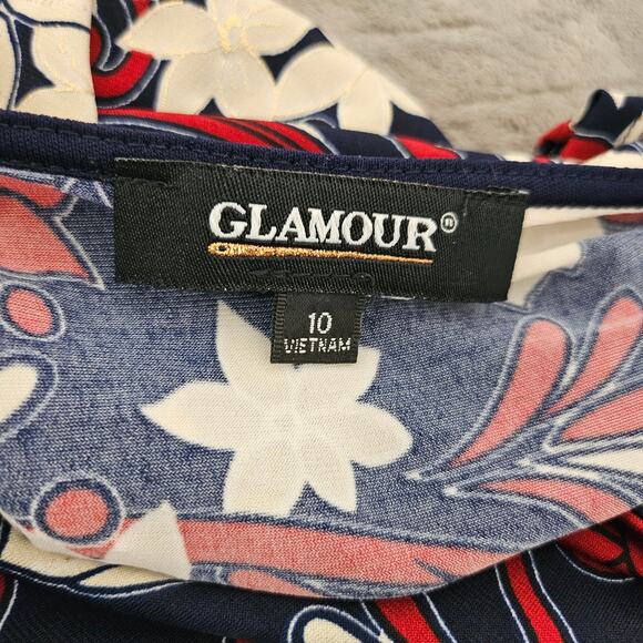 glamour dress Woman's3/4 sleeve round neck sz 10 - Picture 5 of 7